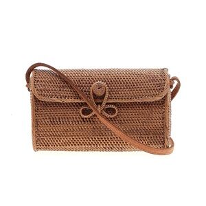 Small Crossbody Rattan Basket Bag Purse like Bembien Lily or Bella